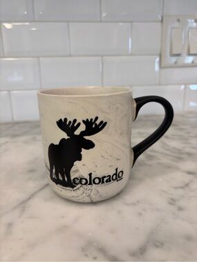Colorado Moose Coffee Mug Rustic Cabin Lodge Wildlife Ceramic Cup
